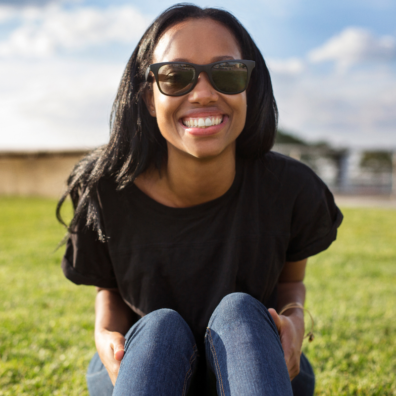 Blumenstock Family Eyecare - Protecting Your Eyes from UV Rays Woman wearing sunglasses outside